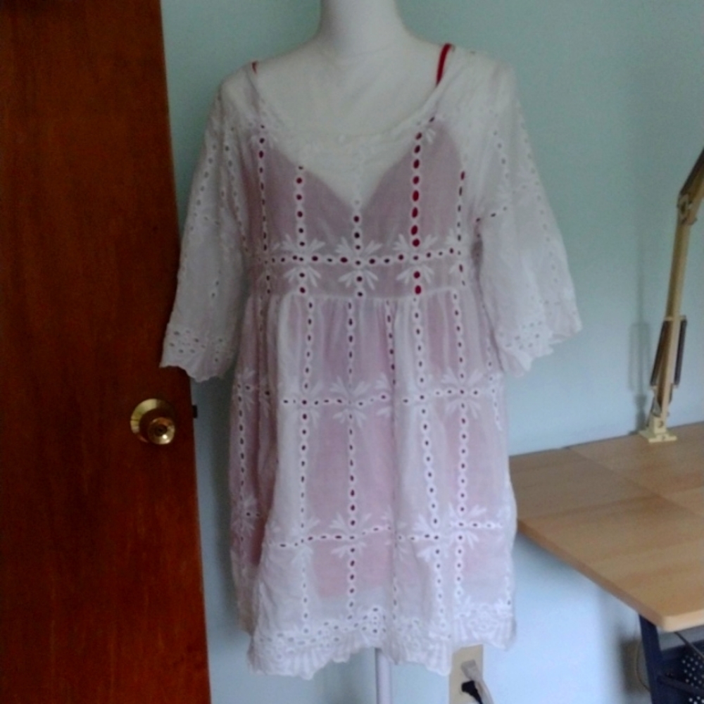 Eyelet dress